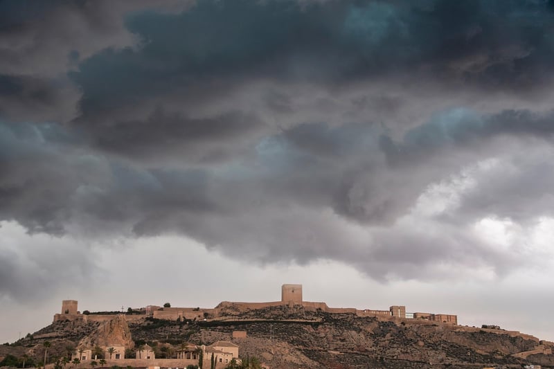 Fantasy castle in the clouds
